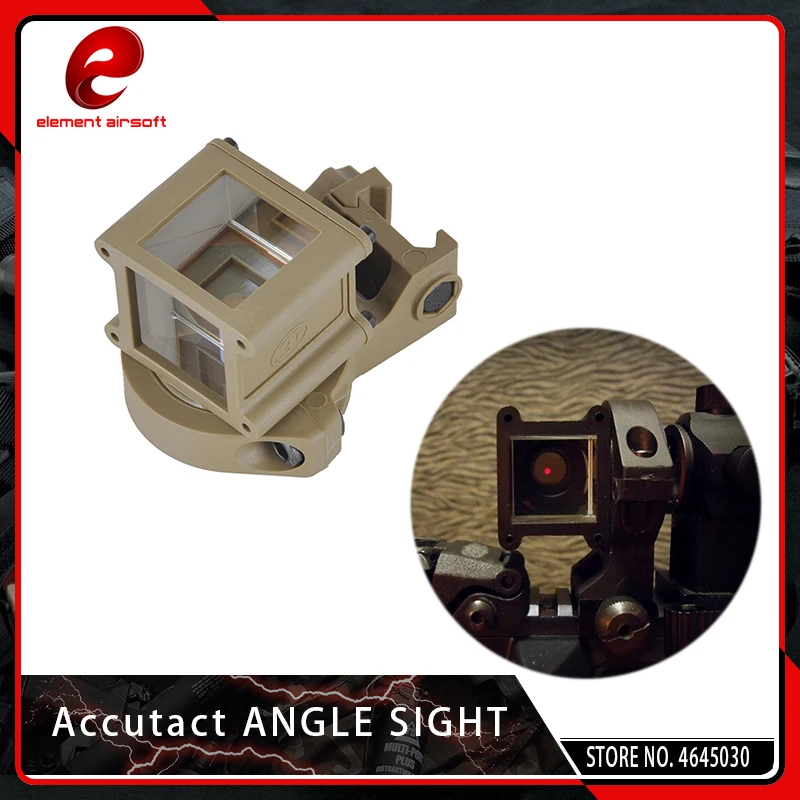 Element Airsoft Accutact Angle Sight with 20mm Mount Rifle Scope Mount for Tactical 360 Degree Rotate for Red Dot Aiming Device
Element Airsoft Accutact Angle Sight with 20mm Mount Rifle Scope Mount for Tactical 360 Degree Rotate for Red Dot Aiming Device