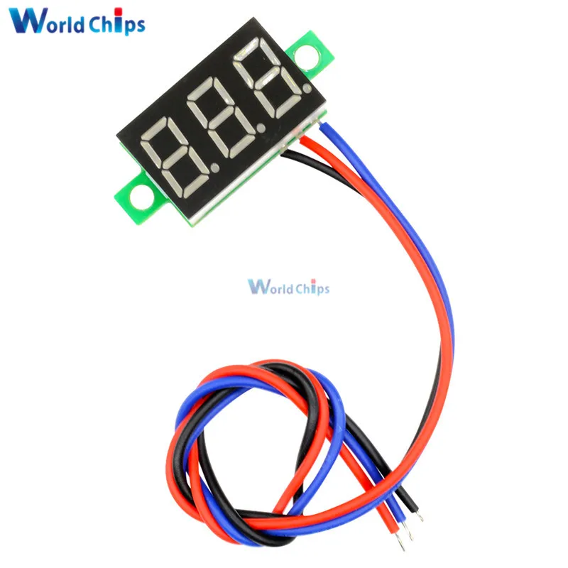 1PCS 0.36 inch 3 Wires Red LED Panel Voltage Meter 3-Digital Display Voltmeter DC 0-30V Hot Sale
1PCS 0.36 inch 3 Wires Red LED Panel Voltage Meter 3-Digital Display Voltmeter DC 0-30V Hot Sale