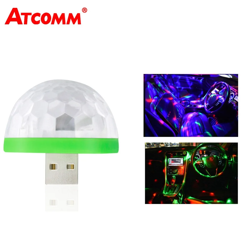 ATcomm LED Car RGB Party Atmosphere Lamp Decorative Light Auto USB Socket LED Stage Lights 5V Car Colorful Actived Music Lights
ATcomm LED Car RGB Party Atmosphere Lamp Decorative Light Auto USB Socket LED Stage Lights 5V Car Colorful Actived Music Lights