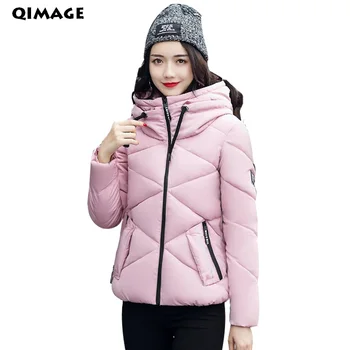 QIMAGE Female Outwear 2018 Fashion Winter Women Parka Thick Warm Cotton Down Coat Women RetroWith Hood Ladies Jacket Plus Size
QIMAGE Female Outwear 2018 Fashion Winter Women Parka Thick Warm Cotton Down Coat Women RetroWith Hood Ladies Jacket Plus Size
