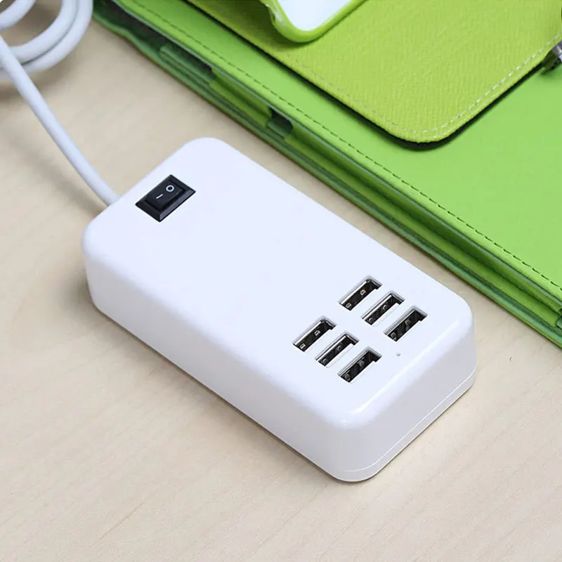 High Quality Smart Power Tower 6A Travel Usb Charger 6 Port Multi Usb Charger with 1.5meter Power Cord for Phones and Tablet PCs
High Quality Smart Power Tower 6A Travel Usb Charger 6 Port Multi Usb Charger with 1.5meter Power Cord for Phones and Tablet PCs