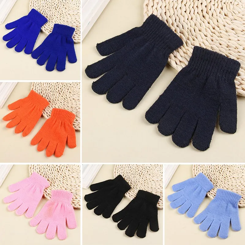 Solid Color Kids Gloves Winter Warm Baby Gloves Children Knitted Stretch Mittens Full Finger Knitted Glove
Solid Color Kids Gloves Winter Warm Baby Gloves Children Knitted Stretch Mittens Full Finger Knitted Glove