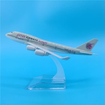 16cm Qatar Airlines Airplane Model Boeing 747 Metal Diecast Aviation Model QA B747 Airways Aircraft Model Scale Toy Gift 1:400
16cm Qatar Airlines Airplane Model Boeing 747 Metal Diecast Aviation Model QA B747 Airways Aircraft Model Scale Toy Gift 1:400