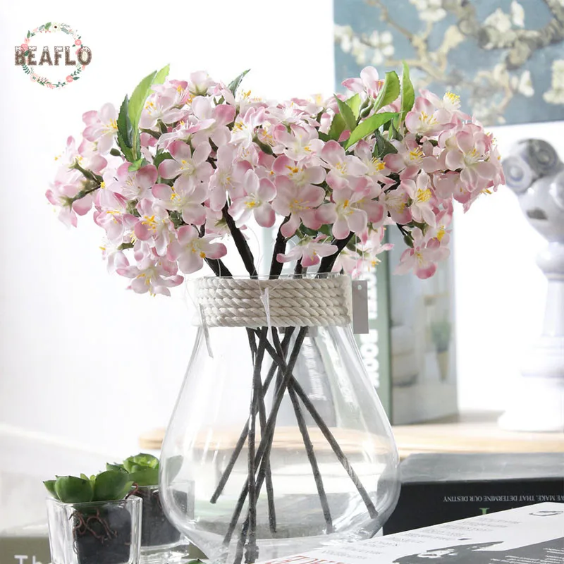 1PC Vivid Silk Flower Cherry Artificial Flowers for Party Wedding Home Decoration 33cm 4 Colors
1PC Vivid Silk Flower Cherry Artificial Flowers for Party Wedding Home Decoration 33cm 4 Colors