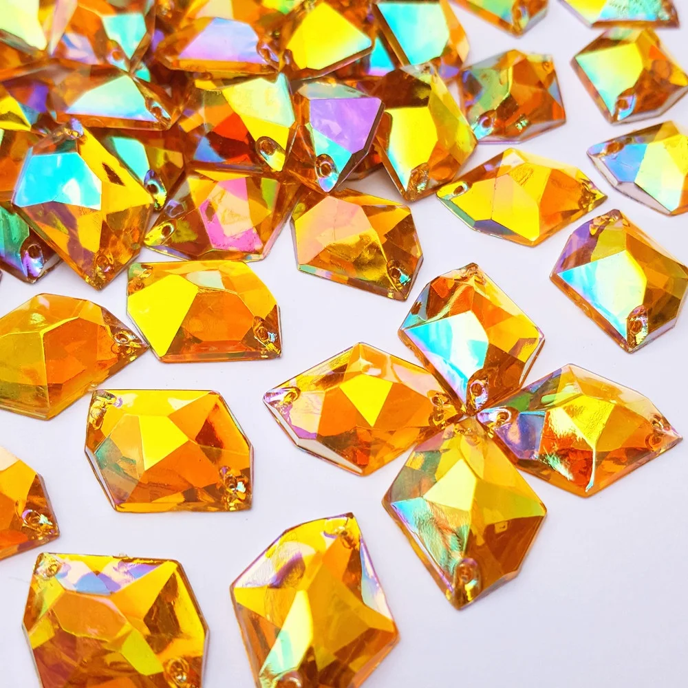 Bright 17x21mm Yellow Sew on Acrylic Fancy Sewing Stone and Crystals Rhinestone For Sewing DIY Crafts Costume Dress Accessories
Bright 17x21mm Yellow Sew on Acrylic Fancy Sewing Stone and Crystals Rhinestone For Sewing DIY Crafts Costume Dress Accessories