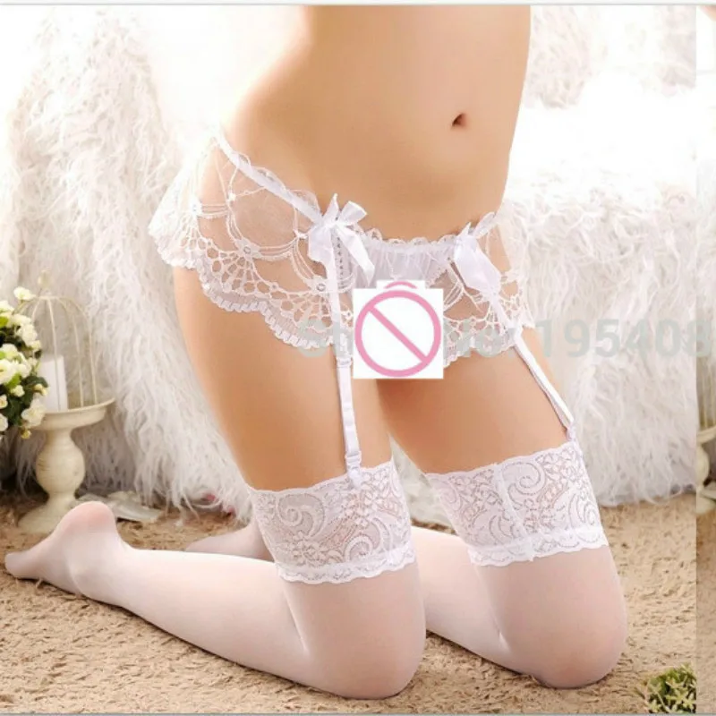 Fashion Sexy Girls T- Back G- String + Stockings + Garter Belt Suspender Set Women Sheer Lace Tighs Lingerie Suspender Sets
Fashion Sexy Girls T- Back G- String + Stockings + Garter Belt Suspender Set Women Sheer Lace Tighs Lingerie Suspender Sets