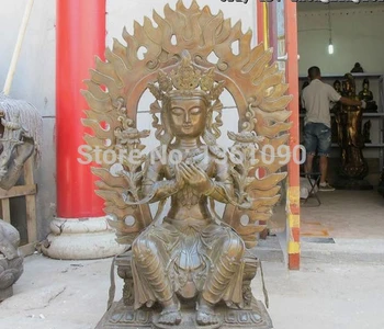 xd 00659 Huge Tibet Buddhism Fane Classic Bronze Amitabha Maitreya Kwan-yin Buddha statue
xd 00659 Huge Tibet Buddhism Fane Classic Bronze Amitabha Maitreya Kwan-yin Buddha statue