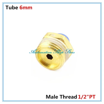 5Pcs 6mm Push in 1/2BSP Male Thread Quick Connector Pneumatic Air Fittings PC6-04
5Pcs 6mm Push in 1/2BSP Male Thread Quick Connector Pneumatic Air Fittings PC6-04