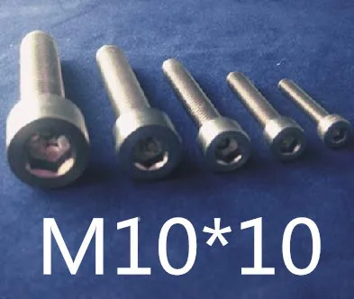 New Free Shipping 30pcs M10X10 M10 Thread 10 mm Diameter 10mm Length Hex socket head cap screw Titanium Ti Screw
New Free Shipping 30pcs M10X10 M10 Thread 10 mm Diameter 10mm Length Hex socket head cap screw Titanium Ti Screw