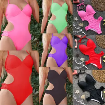 2019 Newest Sexy Women's One Piece Swimsuit Swimwear Bathing Monokini Push Up Padded Bikini
2019 Newest Sexy Women's One Piece Swimsuit Swimwear Bathing Monokini Push Up Padded Bikini