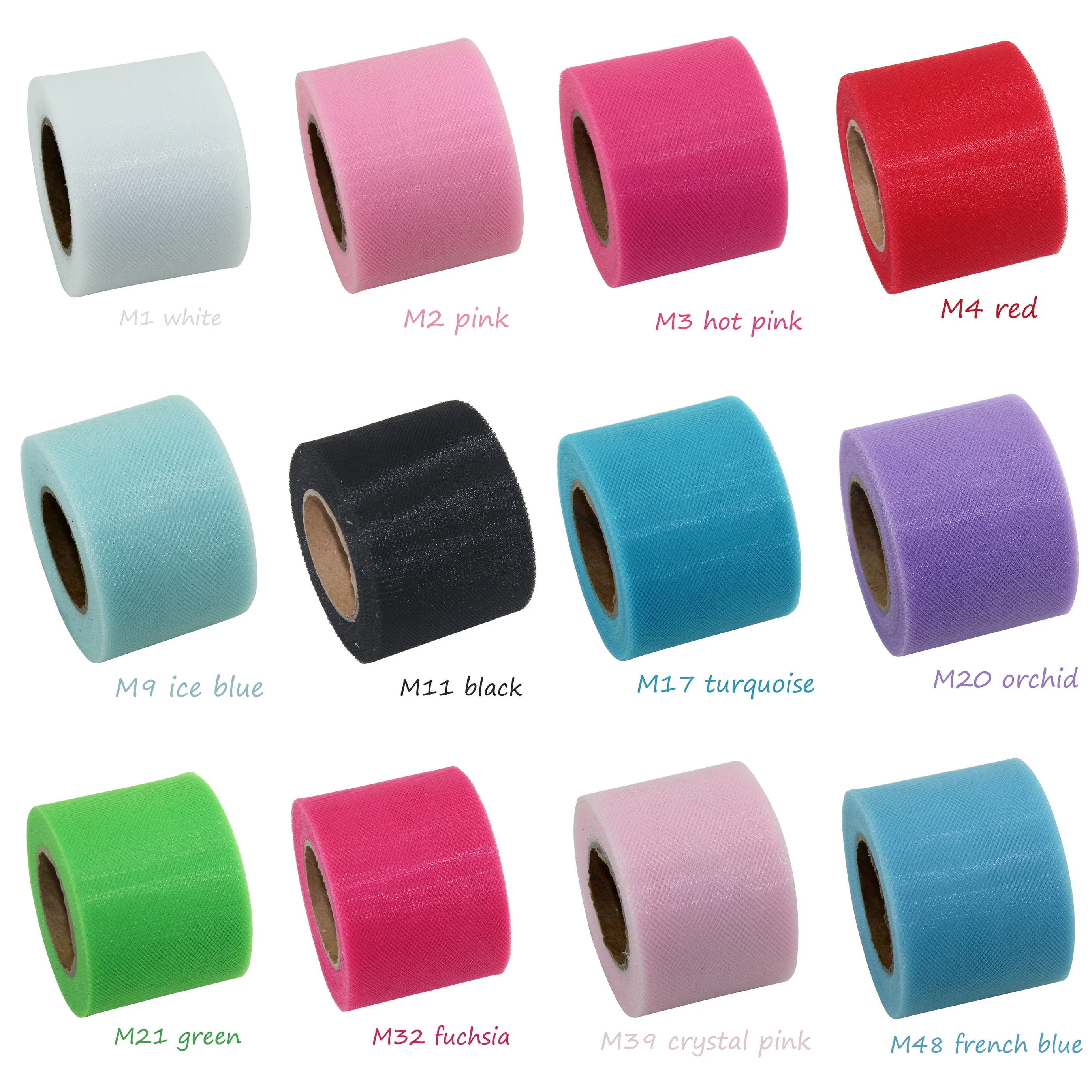5cm wide Polyester tulle spool 2 inches middle stiff 25 yards tulle roll tutu fabric party wedding decoration material
5cm wide Polyester tulle spool 2 inches middle stiff 25 yards tulle roll tutu fabric party wedding decoration material