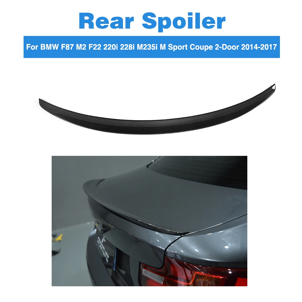 For BMW F87 M2 F22 F23 220i 228i 230i M235i M240i Coupe Convertible 2014 - 2019 Carbon Fiber Rear Spoiler Trunk Boot Wing Lip
For BMW F87 M2 F22 F23 220i 228i 230i M235i M240i Coupe Convertible 2014 - 2019 Carbon Fiber Rear Spoiler Trunk Boot Wing Lip