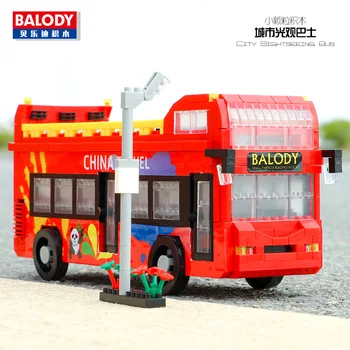 BALOY Sightseeing bus model building block small-particle assembled toy intelligence building blocks toys
BALOY Sightseeing bus model building block small-particle assembled toy intelligence building blocks toys