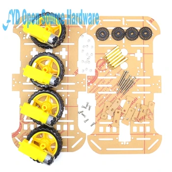 1set Motor Smart Robot Car Chassis Electronic Manufacture DIY Kit Speed Encoder Battery Box 4WD 4 Wheel Drive Car for arduino
1set Motor Smart Robot Car Chassis Electronic Manufacture DIY Kit Speed Encoder Battery Box 4WD 4 Wheel Drive Car for arduino