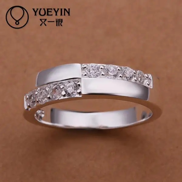NEW Fashion silver plated jewelry Silver plated new design finger ring for lady joyas de plata Wholesale joias
NEW Fashion silver plated jewelry Silver plated new design finger ring for lady joyas de plata Wholesale joias