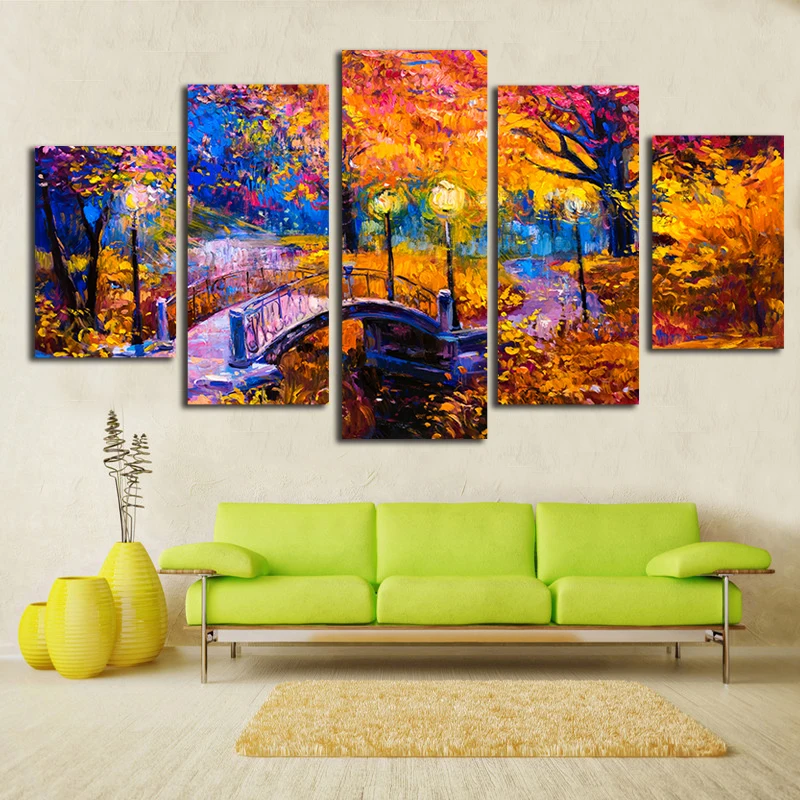 Unframed 5 Piece Oil Painting Autumn Maple On Canvas Home Wall Decor Canvas Picture Art HD Print Painting On Canvas Artworks
Unframed 5 Piece Oil Painting Autumn Maple On Canvas Home Wall Decor Canvas Picture Art HD Print Painting On Canvas Artworks