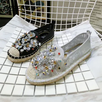 Women Casual Shoes Fashion Rhinestone Women Shoes Soft Slip On Loafers Breathable Mesh Summer Shoes For Women Flat Ladies Shoes
Women Casual Shoes Fashion Rhinestone Women Shoes Soft Slip On Loafers Breathable Mesh Summer Shoes For Women Flat Ladies Shoes