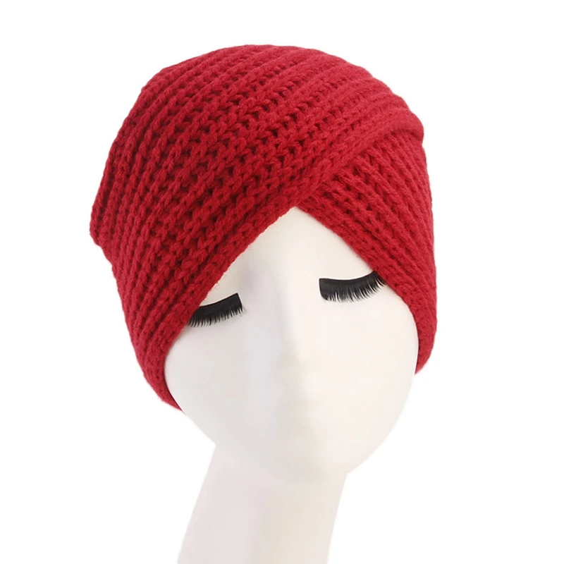New Style Women's Winter Warm Knit Turban Cross Twist Arab Hair Wrap Solid Casual Skullies & Beanies Hat Cap
New Style Women's Winter Warm Knit Turban Cross Twist Arab Hair Wrap Solid Casual Skullies & Beanies Hat Cap