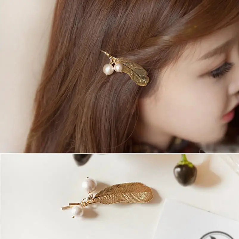 GEMIXI Vintage Metal Leaves Pearl Hairpin Hairpin Girls Hair Accessories For Women 4.25
GEMIXI Vintage Metal Leaves Pearl Hairpin Hairpin Girls Hair Accessories For Women 4.25