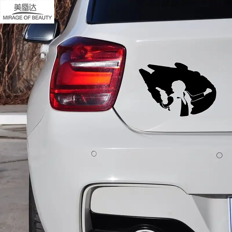 millennium falcon car decal