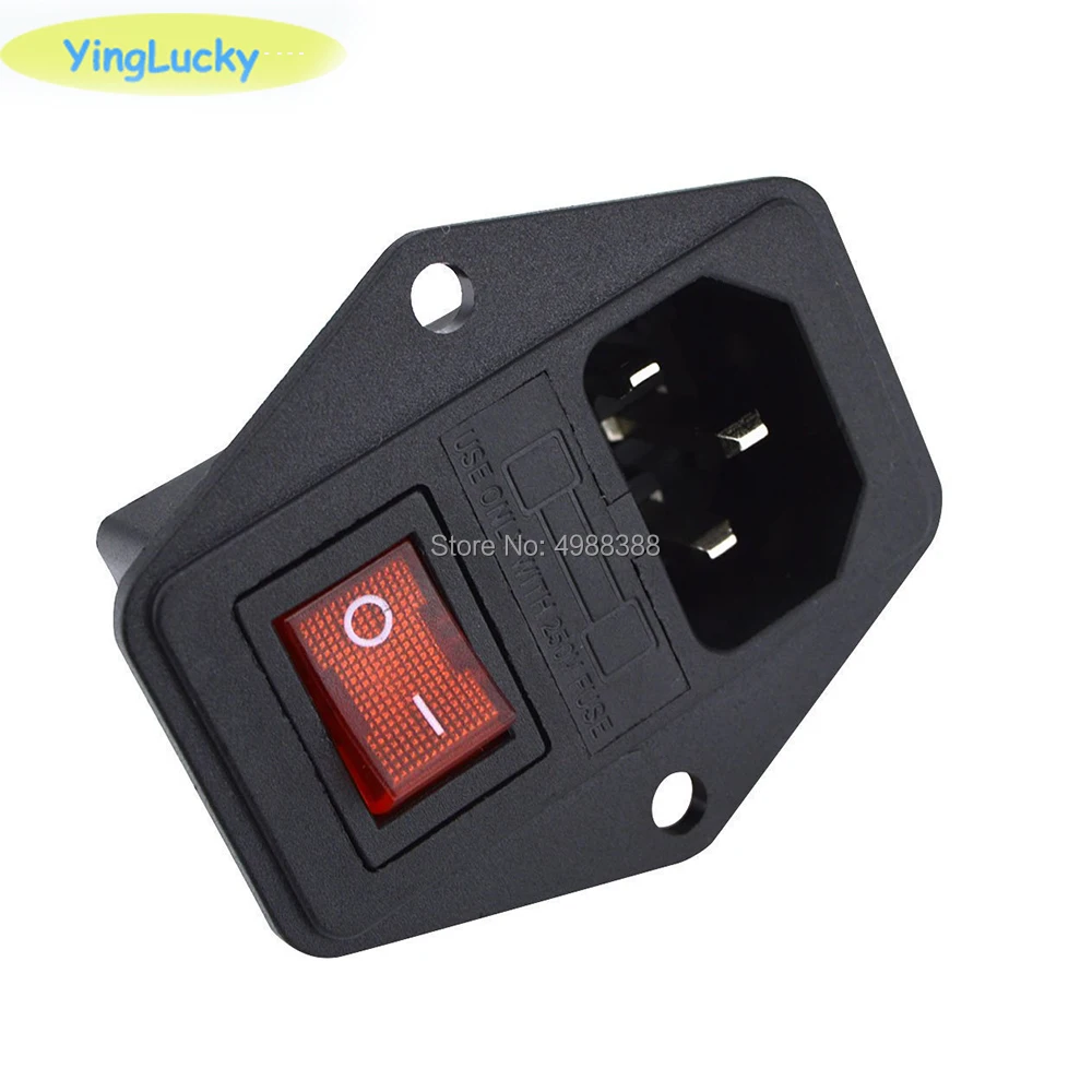yinglucky jamma arcade ON/OFF switch Socket with female plug for power supply cord Jamma arcade machine IO switch with Fuse
yinglucky jamma arcade ON/OFF switch Socket with female plug for power supply cord Jamma arcade machine IO switch with Fuse