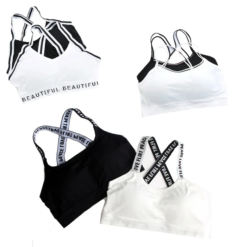 Push Up Sports Bra Fitness Top Women Yoga Bra For Cup A-D Sport Bra Letters Black White Running Yoga Gym Fitness Crop Top Women
Push Up Sports Bra Fitness Top Women Yoga Bra For Cup A-D Sport Bra Letters Black White Running Yoga Gym Fitness Crop Top Women