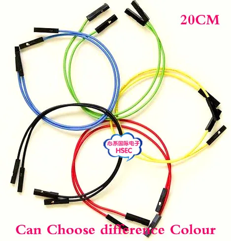 Free Shipping 20CM 1P dupont jumper wire cable Female to Female 100pcs/lot / breadboard jumper wires cables
Free Shipping 20CM 1P dupont jumper wire cable Female to Female 100pcs/lot / breadboard jumper wires cables