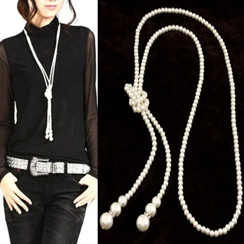Dominated Style Personality Imitation Pearl Simple Long Necklace Creative Retro Double Ladies Sweater Pendant Necklace Jewelry
Dominated Style Personality Imitation Pearl Simple Long Necklace Creative Retro Double Ladies Sweater Pendant Necklace Jewelry