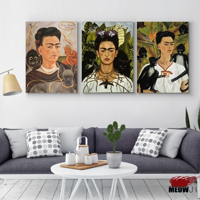 Posters Wall Art Printed Canvas Painting For Living Room Frida Kahlo Artist Artwork Decoration Wall Decor Picture
Posters Wall Art Printed Canvas Painting For Living Room Frida Kahlo Artist Artwork Decoration Wall Decor Picture