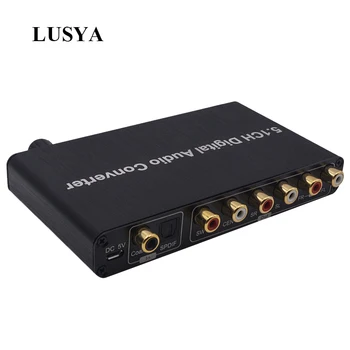 Lusya 5.1 channel digital audio converter Lossless Audio Signal Switcher Switch DTS/AC3 Dolby decoding SPDIF input T0133
Lusya 5.1 channel digital audio converter Lossless Audio Signal Switcher Switch DTS/AC3 Dolby decoding SPDIF input T0133