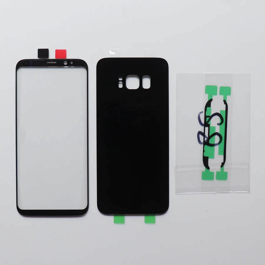 Front Touch Panel Outer Lens+Rear Battery Door Back Glass Housing Cover + Adhesive For Samsung Galaxy S8 G950 S8 + G955 S8 Plus
Front Touch Panel Outer Lens+Rear Battery Door Back Glass Housing Cover + Adhesive For Samsung Galaxy S8 G950 S8 + G955 S8 Plus