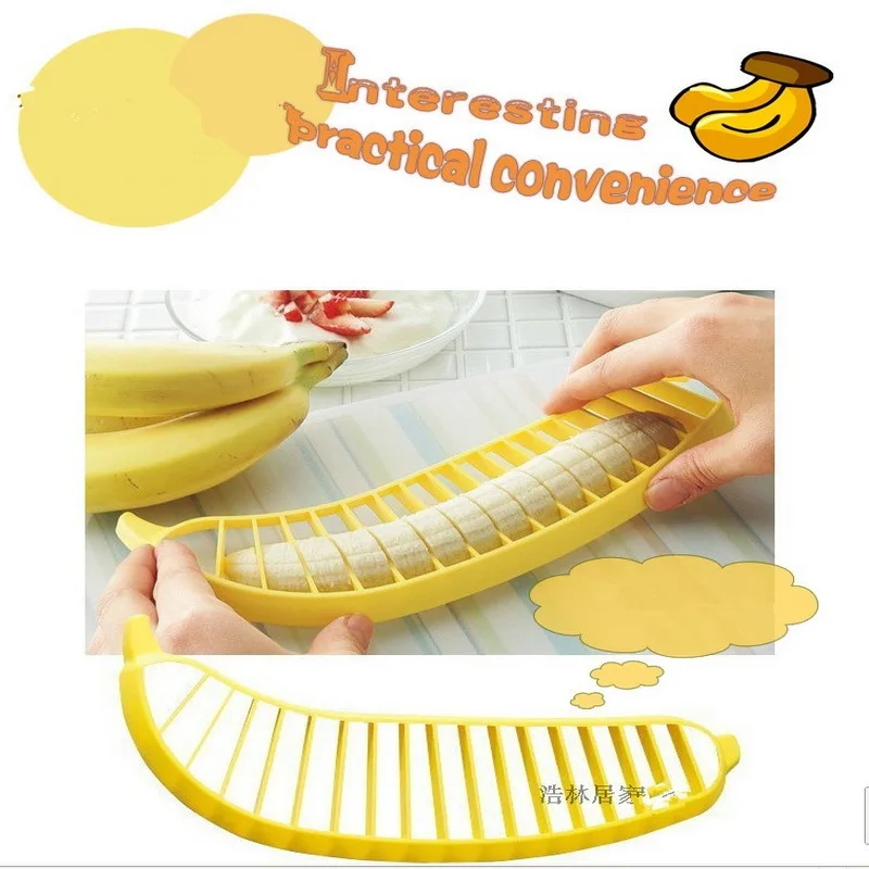 Hifuar Plastic Banana Slicer Cutter Fruit Vegetable Tools Salad Maker Kitchen Gadgets Cooking Tool Creative Kitchen Accessories
Hifuar Plastic Banana Slicer Cutter Fruit Vegetable Tools Salad Maker Kitchen Gadgets Cooking Tool Creative Kitchen Accessories