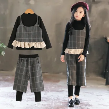 Fashion Girls Clothes Sets Spring & Autumn Long Sleeve Tops + Plaid Pants 2PC Loose Baby Kids Outfits Casual School Uniform
Fashion Girls Clothes Sets Spring & Autumn Long Sleeve Tops + Plaid Pants 2PC Loose Baby Kids Outfits Casual School Uniform