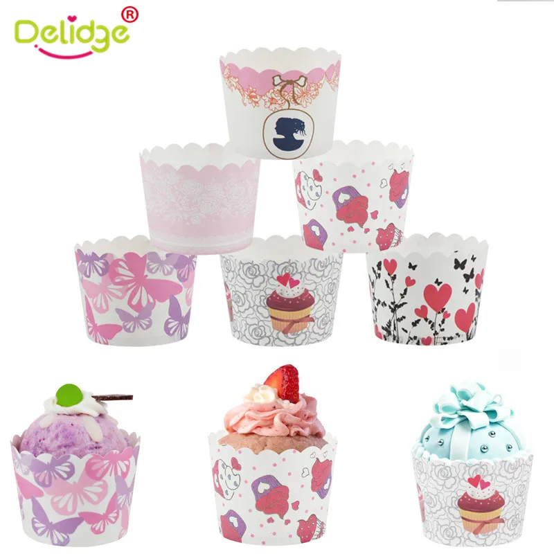 Delidge 50pcs/set Colorful Paper Cake Cupcake Cup Tray Liners Baking Cup Muffin Kitchen Cupcake Cases Oven Baking Tools
Delidge 50pcs/set Colorful Paper Cake Cupcake Cup Tray Liners Baking Cup Muffin Kitchen Cupcake Cases Oven Baking Tools