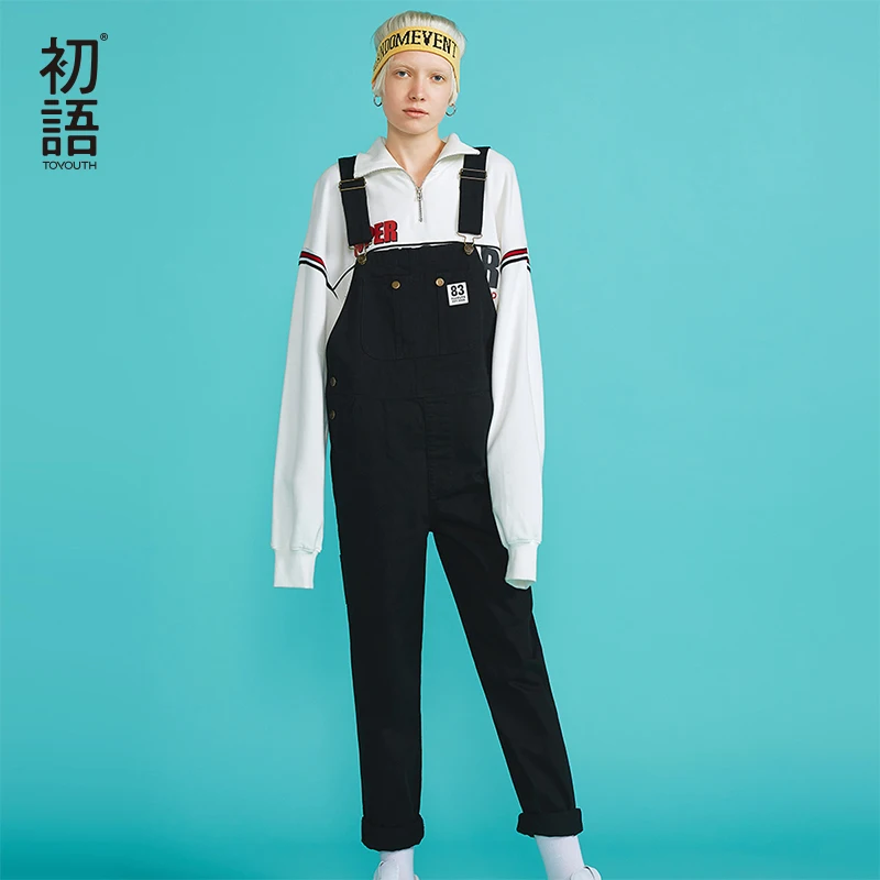 Toyouth New Autumn Hight Waist Jumpsuits for Women Loose Korean Jumpsuit Casual Cotton Womens Overalls Long Playsuit Bodysuits
Toyouth New Autumn Hight Waist Jumpsuits for Women Loose Korean Jumpsuit Casual Cotton Womens Overalls Long Playsuit Bodysuits