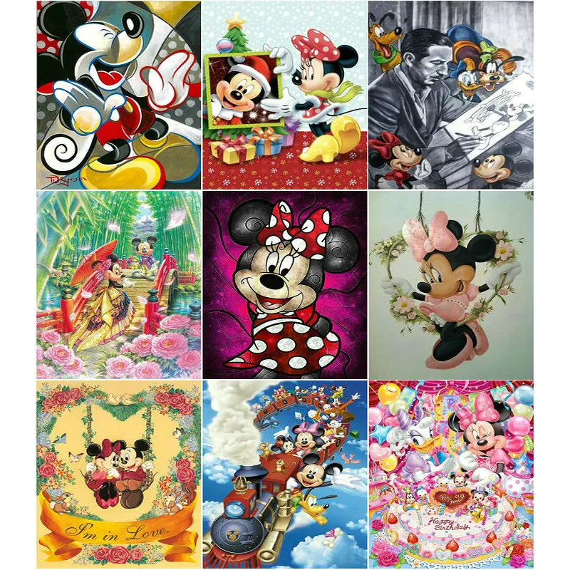 DIY 5d diamond painting Cross Stitch puzzle mosaic full square diamonds embroidery Mickey pattern Home decoration Minnie
DIY 5d diamond painting Cross Stitch puzzle mosaic full square diamonds embroidery Mickey pattern Home decoration Minnie