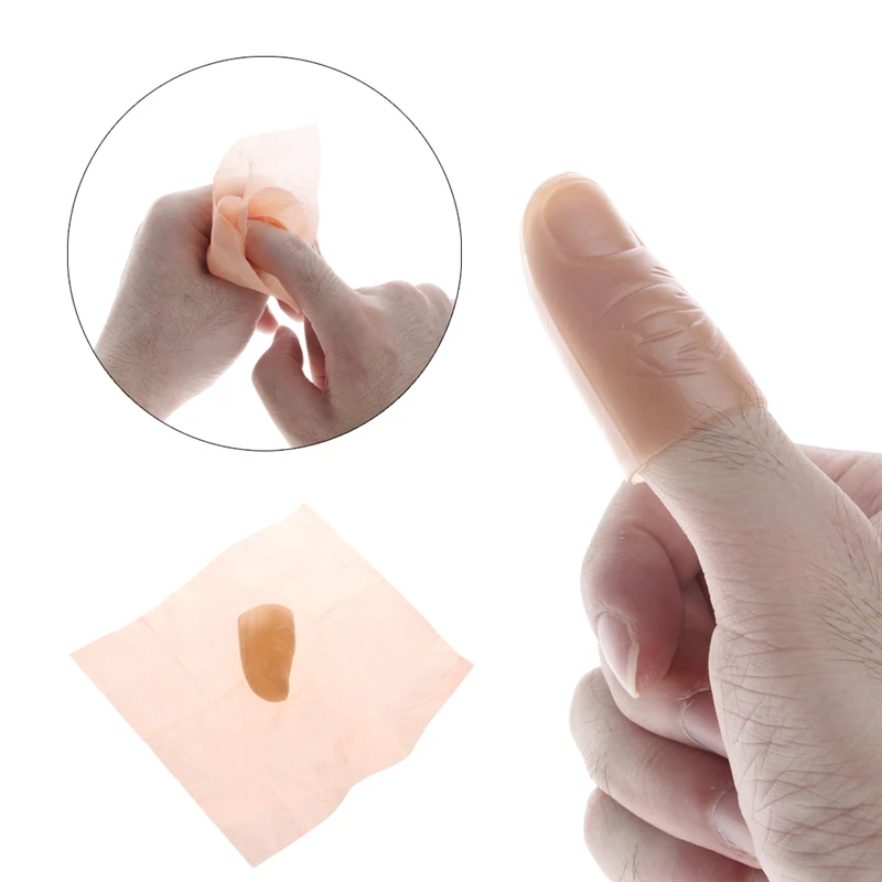 Magic Thumb Rubber Tip Trick Close Up Vanish Appearing Finger Pop CAS Trick Props
Magic Thumb Rubber Tip Trick Close Up Vanish Appearing Finger Pop CAS Trick Props
