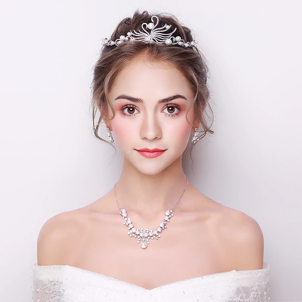 Micro Inlays Zircon Swan Crown Tiara Bridal Wedding Jewelry Sets Cubic Zirconia Necklace Choker with Dangle Earrings Bijoux Gift
Micro Inlays Zircon Swan Crown Tiara Bridal Wedding Jewelry Sets Cubic Zirconia Necklace Choker with Dangle Earrings Bijoux Gift