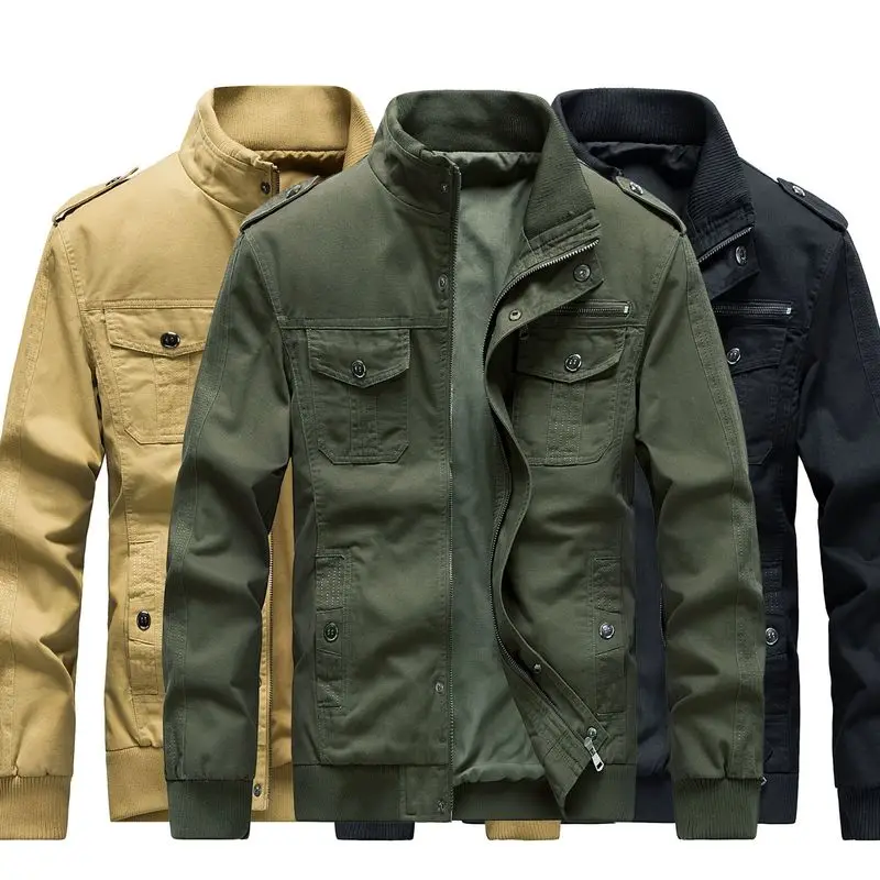 AliExpress men's cotton jacket men's self-cultivation stand collar youth casual wild tooling tide air force clothing jacket 
AliExpress men's cotton jacket men's self-cultivation stand collar youth casual wild tooling tide air force clothing jacket