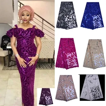 African Lace Fabric Gold African Lace fabric with Sequins High Quality French Lace Sequin Fabric S1176
African Lace Fabric Gold African Lace fabric with Sequins High Quality French Lace Sequin Fabric S1176