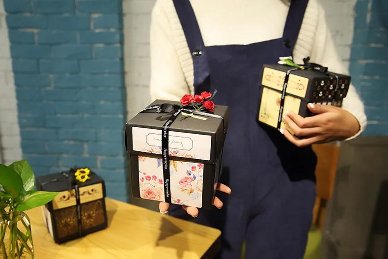 diy surprise love explosion box gift explosion for anniversary