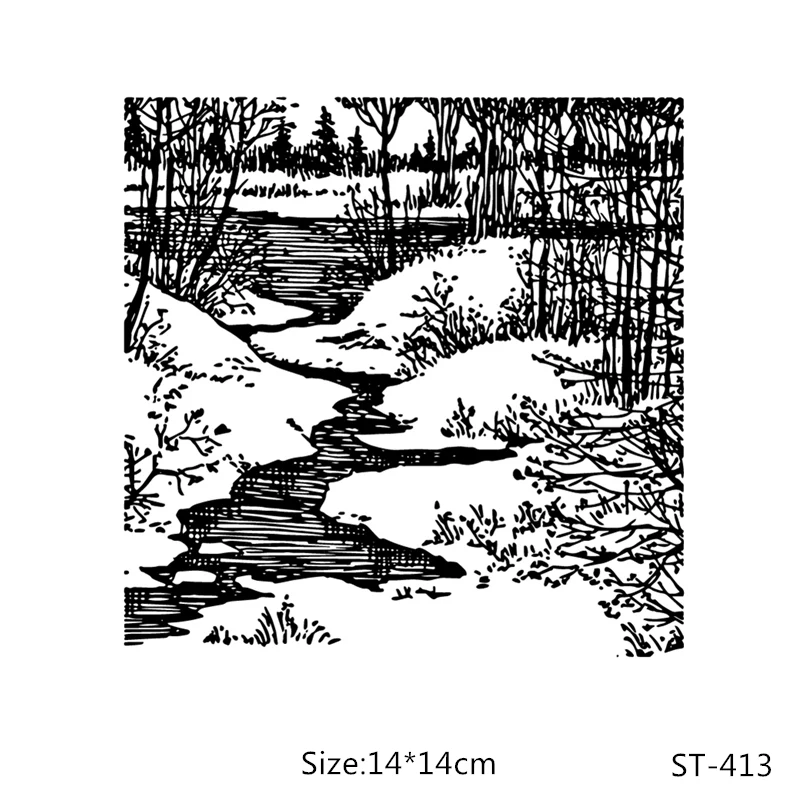 Forest creek Transparent Silicone Stamp/Seal for DIY Scrapbooking/Photo Album Decorative Card Making Clear Stamps Supplies
Forest creek Transparent Silicone Stamp/Seal for DIY Scrapbooking/Photo Album Decorative Card Making Clear Stamps Supplies