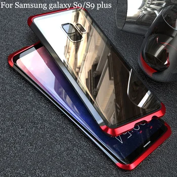 2pcs For Samsung galaxy S 9 S9 plus case Metal Tempered Glass Plastic Back Cover For S9plus shell Aluminum Transparent cases
2pcs For Samsung galaxy S 9 S9 plus case Metal Tempered Glass Plastic Back Cover For S9plus shell Aluminum Transparent cases