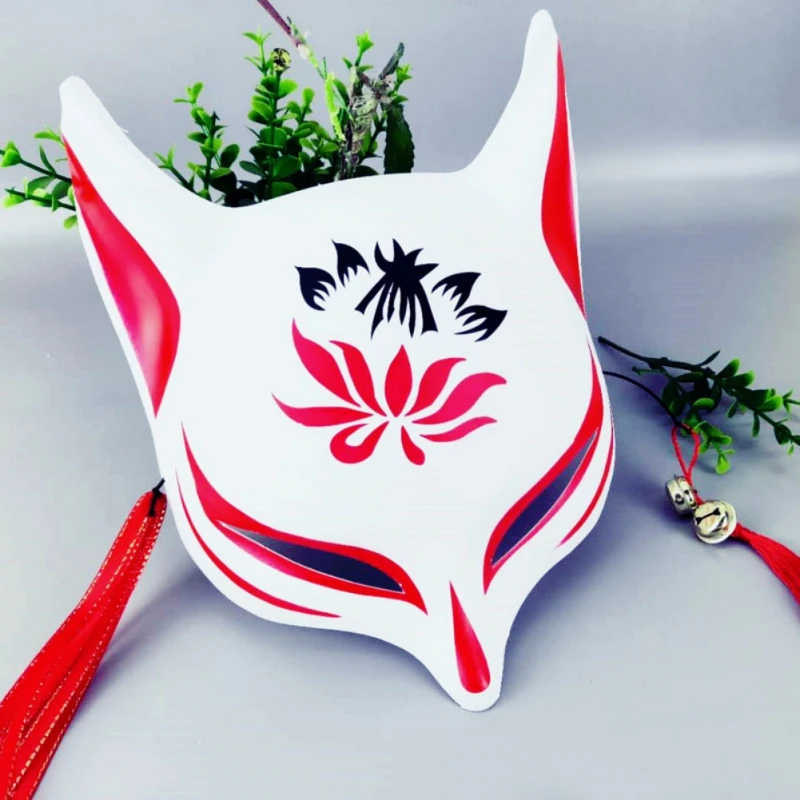 Japanese PVC Fox Mask Demon Kitsune Cosplay Full Face Hand Painted Masquerade Animal Cosplay Kabuki Cat Masks
Japanese PVC Fox Mask Demon Kitsune Cosplay Full Face Hand Painted Masquerade Animal Cosplay Kabuki Cat Masks