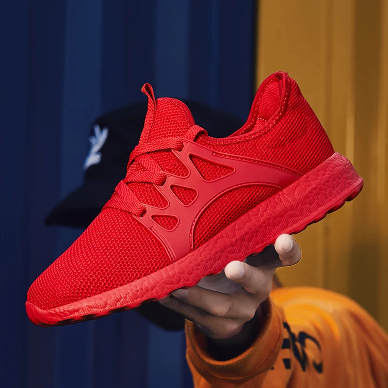 Brand Men Sneakers Breathable Air Mesh Men Shoes Lightweight Sport Shoes 2019 Summer Couple Cushion Flats Training Running Shoes
Brand Men Sneakers Breathable Air Mesh Men Shoes Lightweight Sport Shoes 2019 Summer Couple Cushion Flats Training Running Shoes