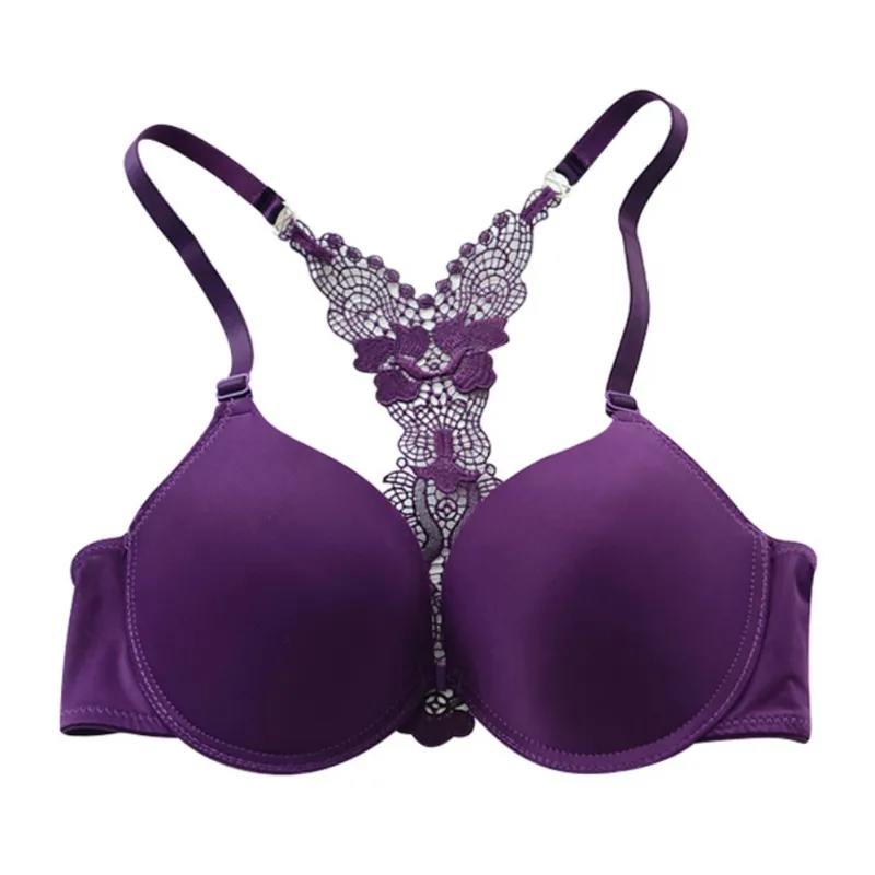 Seamles Women Front Closure Bra Lace Push Up Underwear Sexy Butterfly Back Sexy Bralette
Seamles Women Front Closure Bra Lace Push Up Underwear Sexy Butterfly Back Sexy Bralette