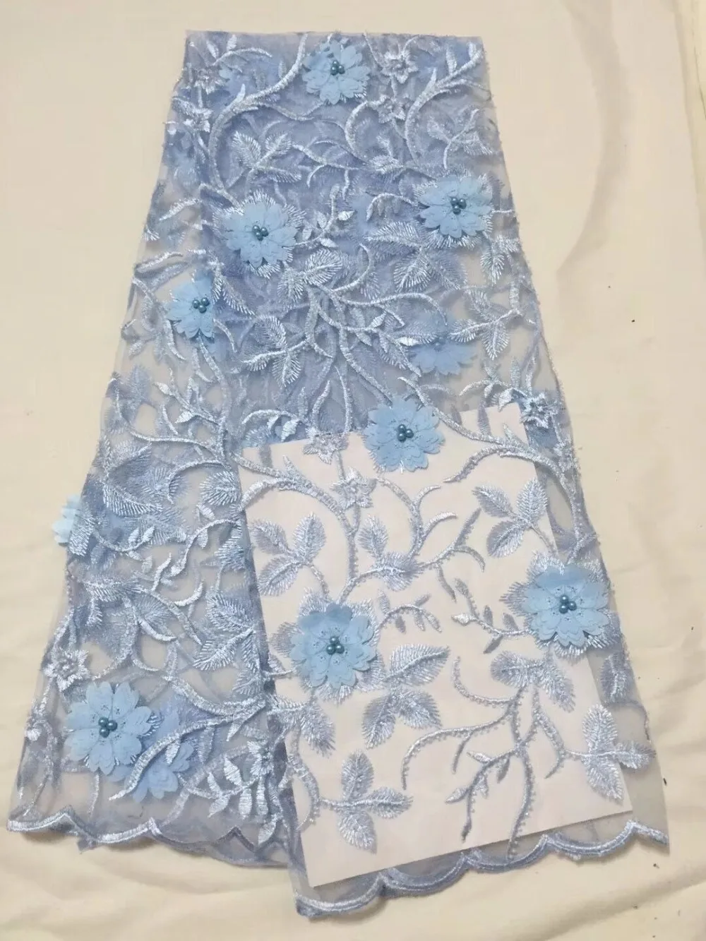 SYJ-82210 hot sale French tulle lace fabric with 3d flower For party with beads
SYJ-82210 hot sale French tulle lace fabric with 3d flower For party with beads