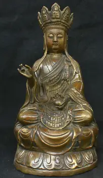 zhmui88002841675++10" China Old Antique Bronze Statue Ksitigarbha Bodhisattva Tang San Zang Buddha
zhmui88002841675++10" China Old Antique Bronze Statue Ksitigarbha Bodhisattva Tang San Zang Buddha