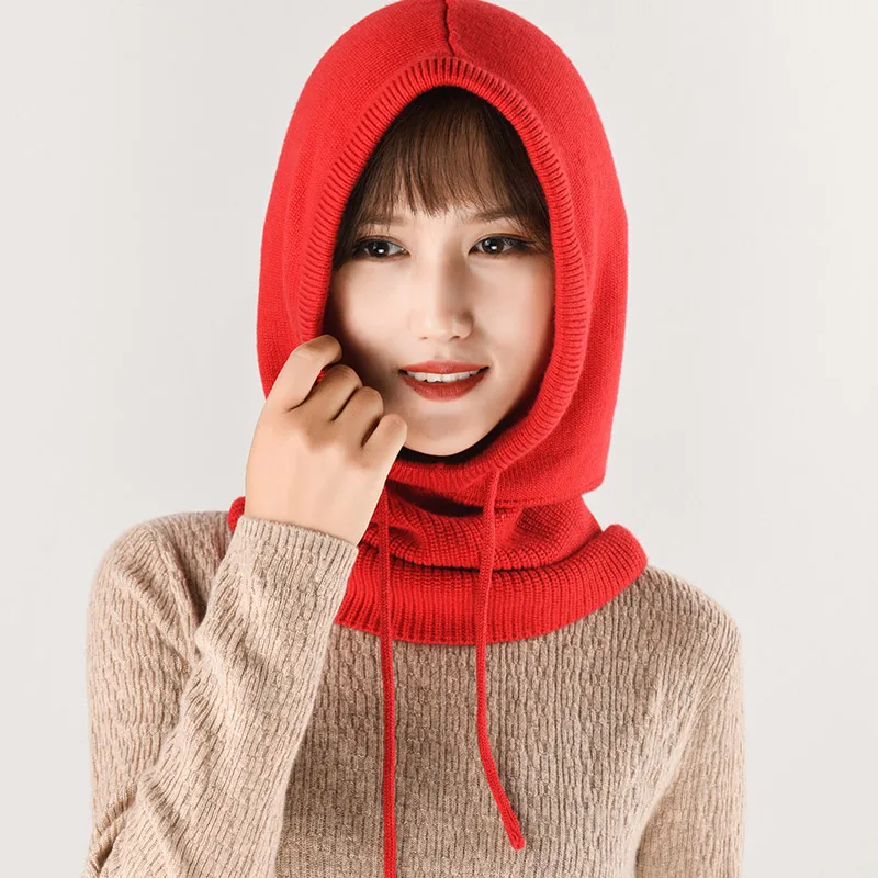 Casual Hooded Winter Cashmere Knitted Hooded Collar Removeable Elastic Hat Men&Women Warm Thick Wool Neck Solid Color Head Cap
Casual Hooded Winter Cashmere Knitted Hooded Collar Removeable Elastic Hat Men&Women Warm Thick Wool Neck Solid Color Head Cap