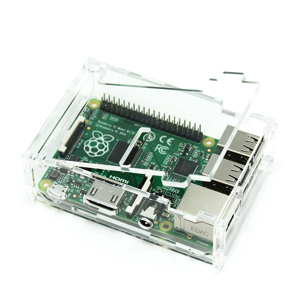 Transparent Acrylic Case Cover Shell Enclosure Box for Raspberry PI 3 Model B+ Air Vents 3.0mm Wall Thickness 9.5*6.7*3.6cm Size
Transparent Acrylic Case Cover Shell Enclosure Box for Raspberry PI 3 Model B+ Air Vents 3.0mm Wall Thickness 9.5*6.7*3.6cm Size